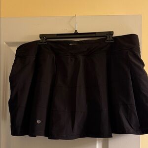 Lululemon Black Tennis Skirt